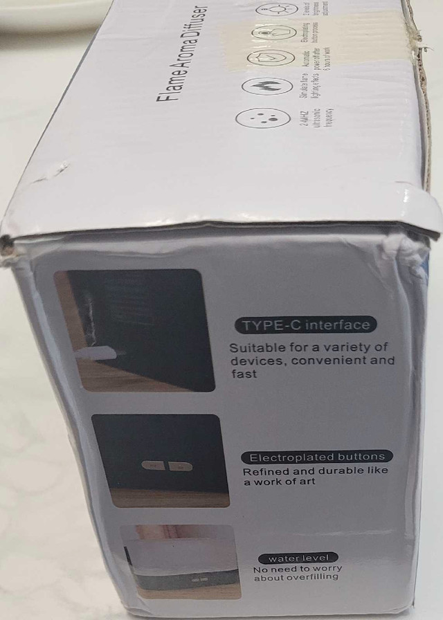Flame Aroma Diffuser, Black - photo 3