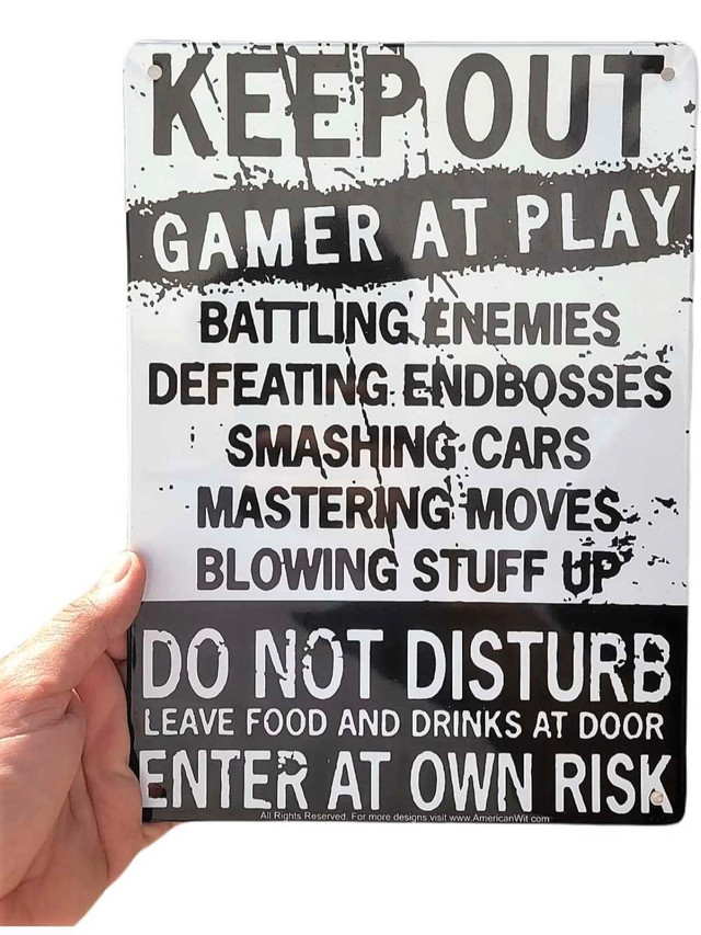 Gamer At Play Sign - photo 2