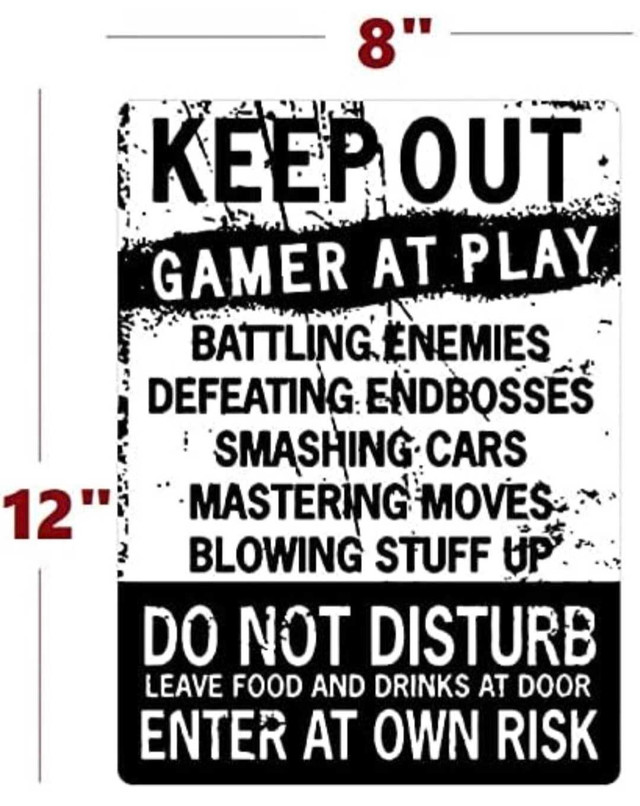 Gamer At Play Sign - photo 4