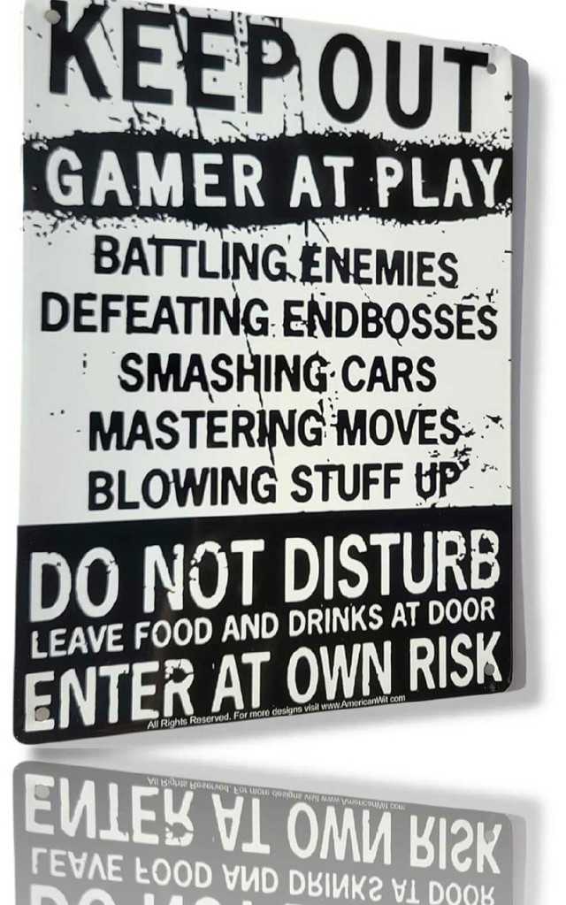 Gamer At Play Sign - photo 5