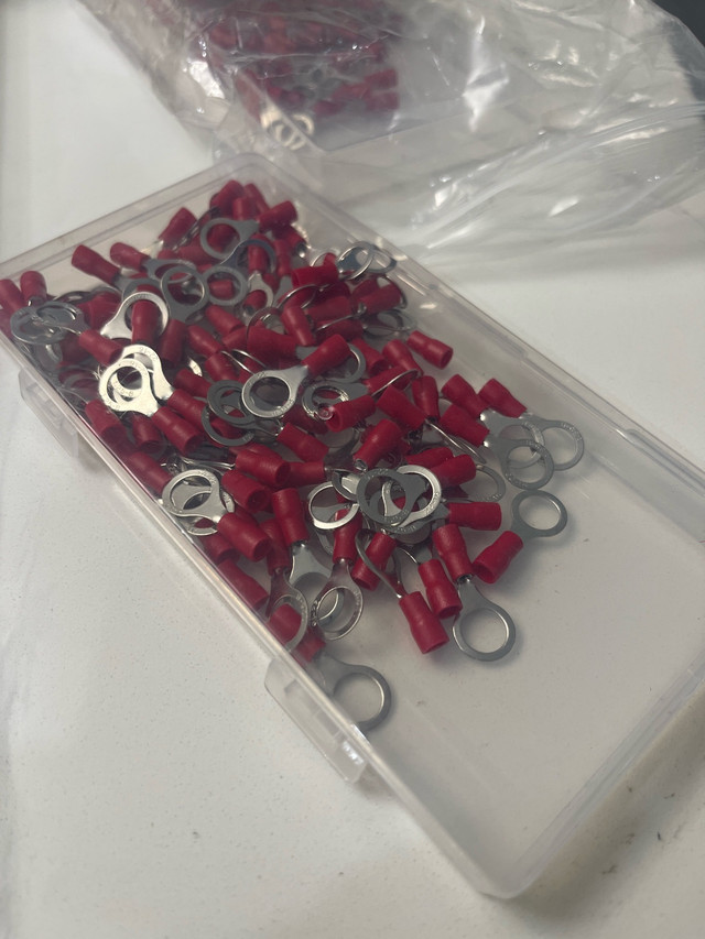 Insulated Ring Terminals- 100/pk