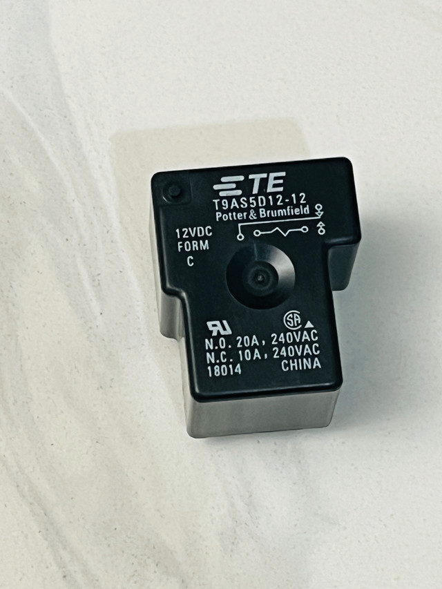 TE Connectivity Relay T9AS5D12-12 12V 20A 5-Pin Relay