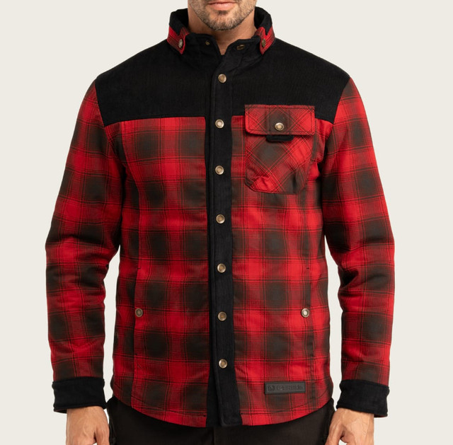 Flannel Sherpa-Lined Jacket! Size M