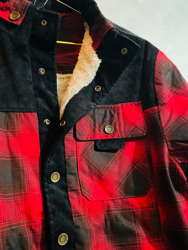 Flannel Sherpa-Lined Jacket! Size M - photo 5