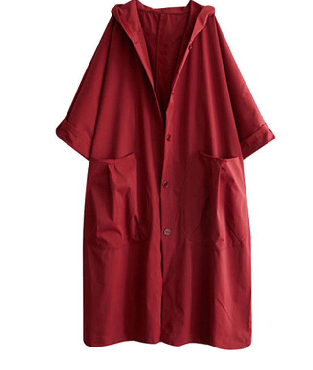 Oversized Womens Long Trench Coat! One Size - photo 2