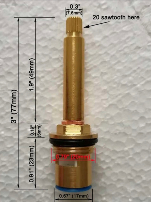 Replacement tap valves cartridges - photo 2