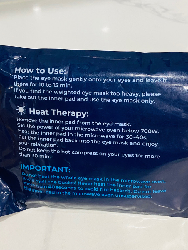 Weighted Eye Mask! - photo 3