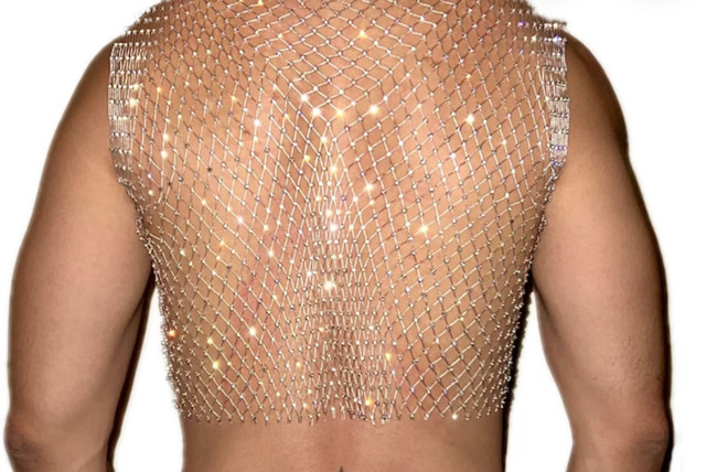 Crystal mesh crop top ! - photo 3