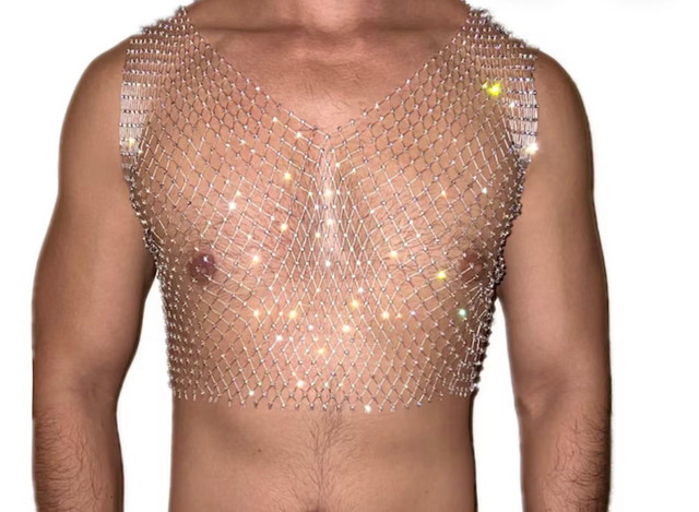 Crystal mesh crop top ! - photo 4