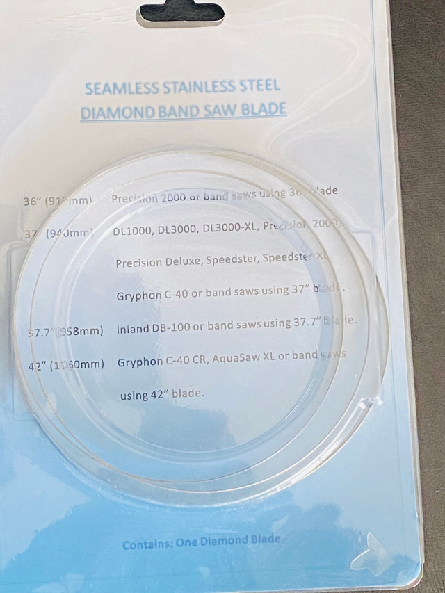 37" Replacement Diamond Band Saw Blade! - photo 2