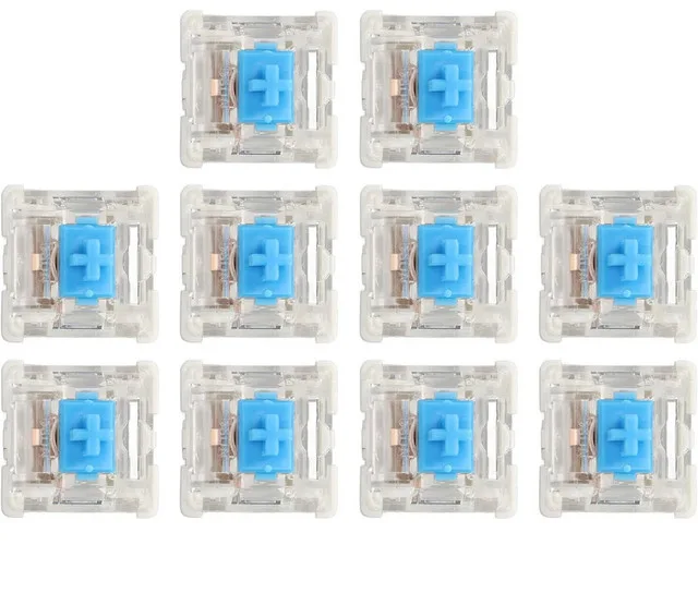 10Pcs Mechanical Keyboard Switch, Blue thumbnail