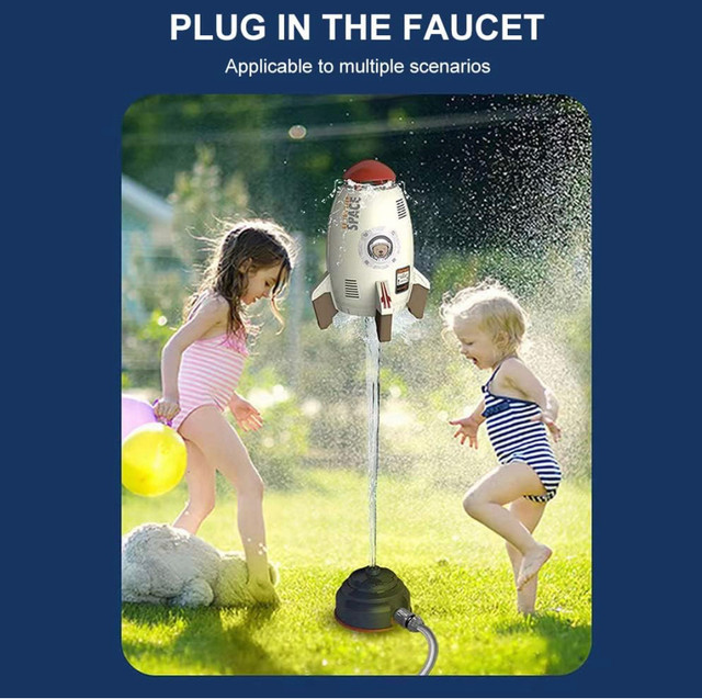 Rocket Launch Sprinkler Toy!