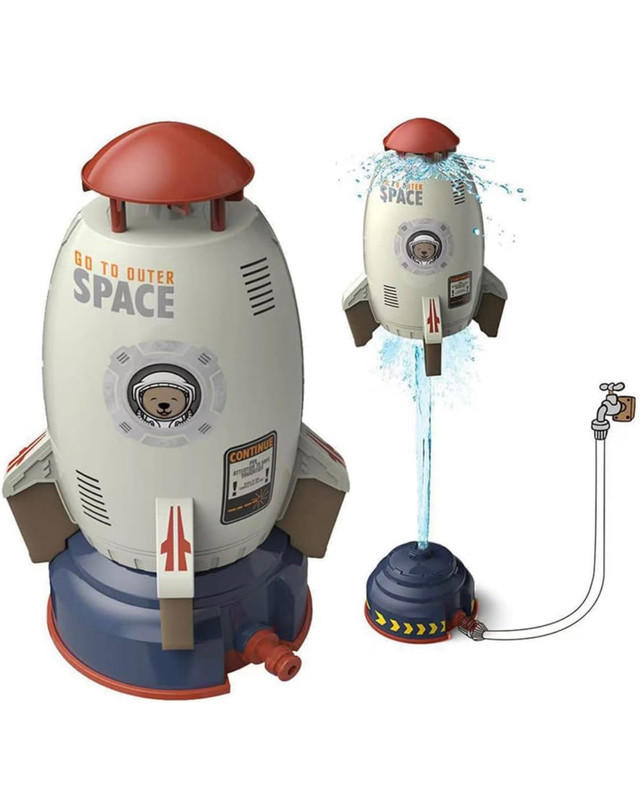 Rocket Launch Sprinkler Toy! - photo 2