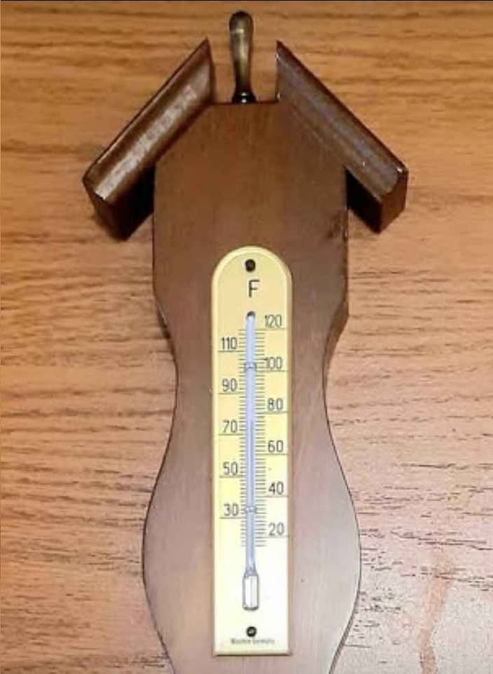Vtg W. German Hand Painted Bango Weather Station - photo 2