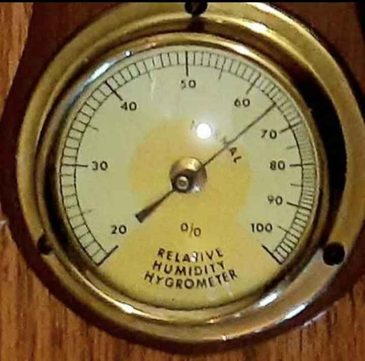 Vtg W. German Hand Painted Bango Weather Station - photo 5