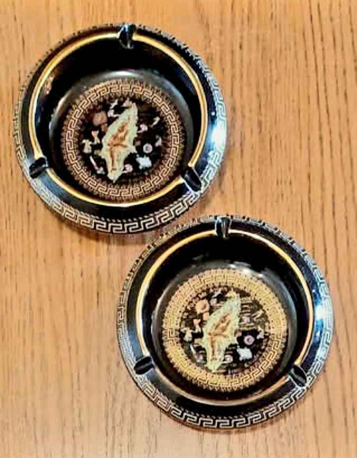 Vtg Greek 24 Kt Gold Hand Crafted Porcelain - photo 3