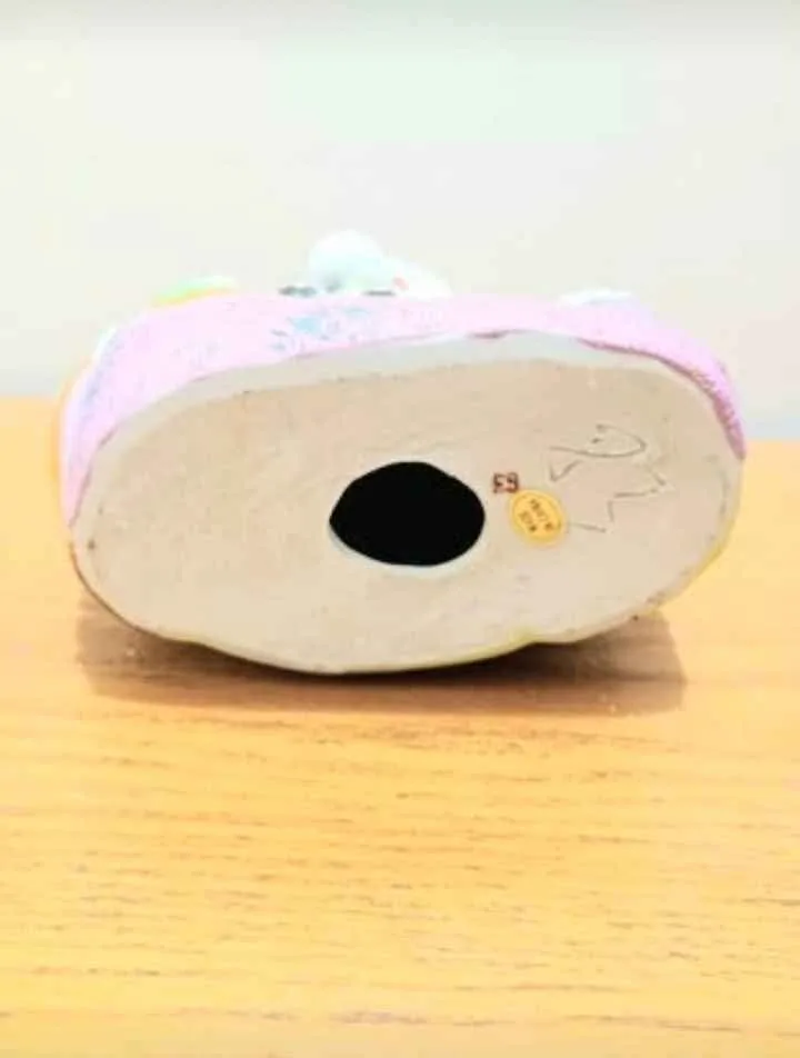 Vtg. Numbered Hand Painted Buddha With Children Statuette image indicator(6)