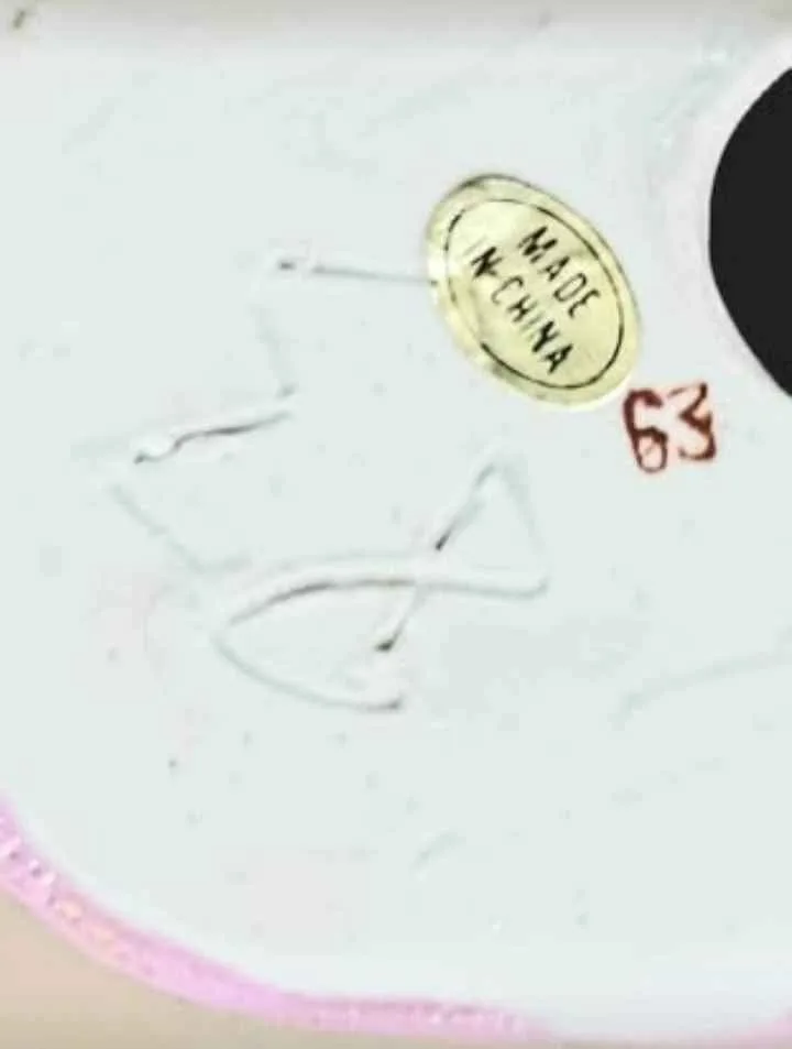 Vtg. Numbered Hand Painted Buddha With Children Statuette image indicator(7)