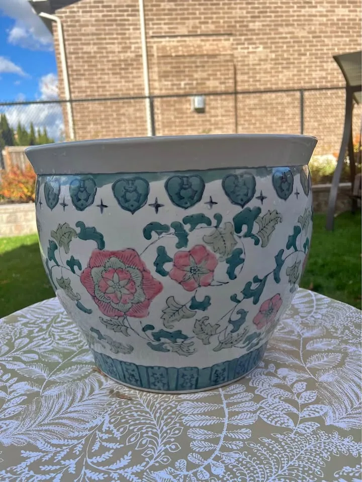 Large Porcelain Planter