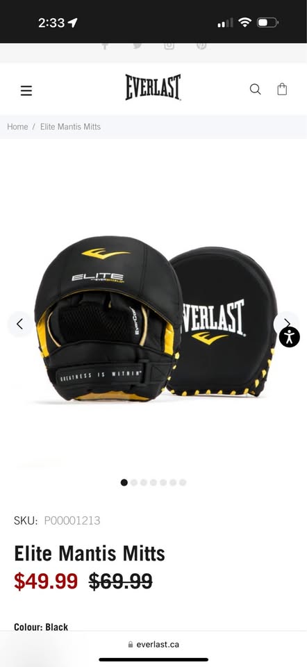 NEW EVERLAST Mantis Punch Mitts - photo 3