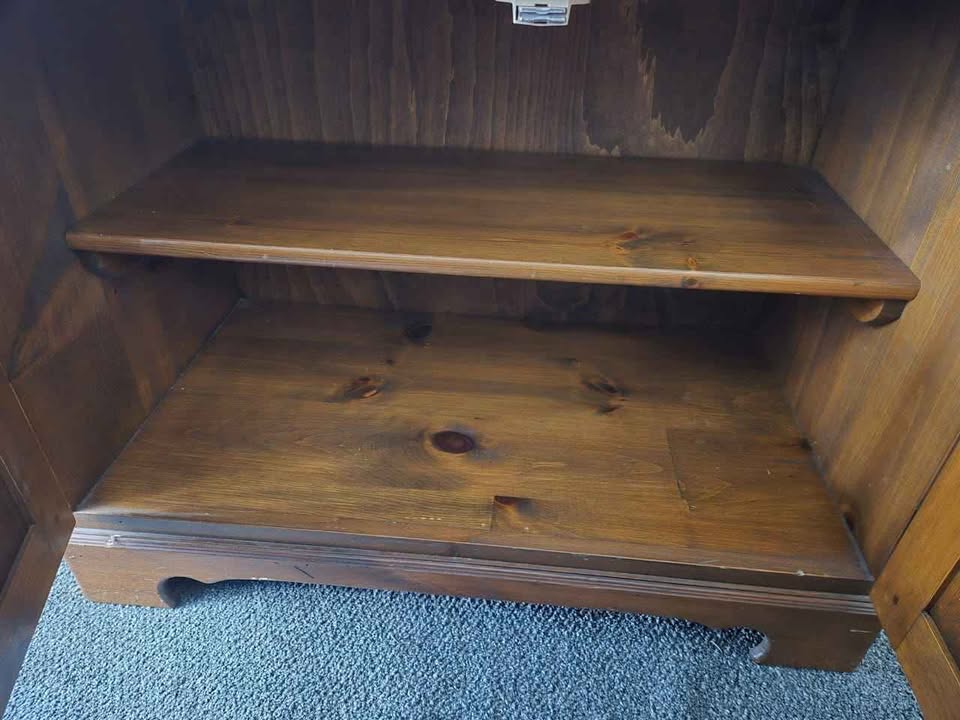 Hardwood Dresser/File Cabinet with drawers and cabinet - photo 3
