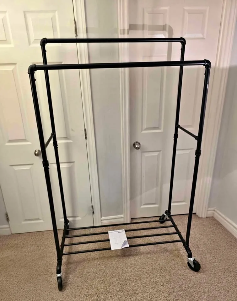 SONGMICS Double Rail Clothes Rack – Brand New thumbnail