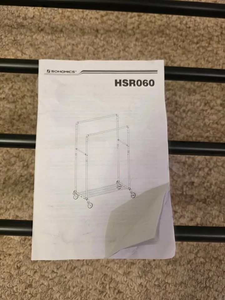 SONGMICS Double Rail Clothes Rack – Brand New image indicator(3)