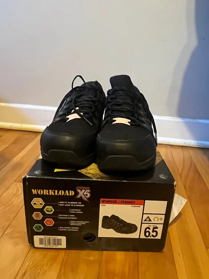 Women’s Steel Toe Work Shoes – Size 6.5 (Like New) image indicator(2)