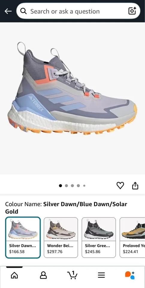 Adidas Terrex Women’s Shoes – Brand New (US 7) image indicator(3)