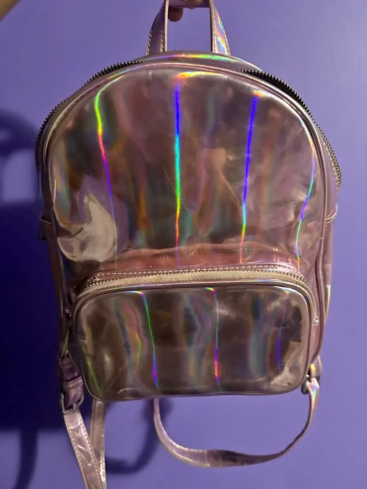 Forever 21 a holographic mini bag