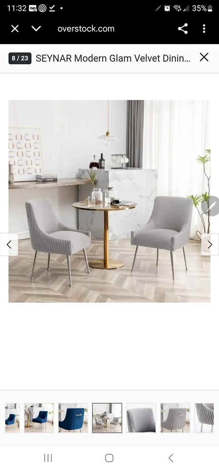 SEYNAR Dining Chair Set of 2