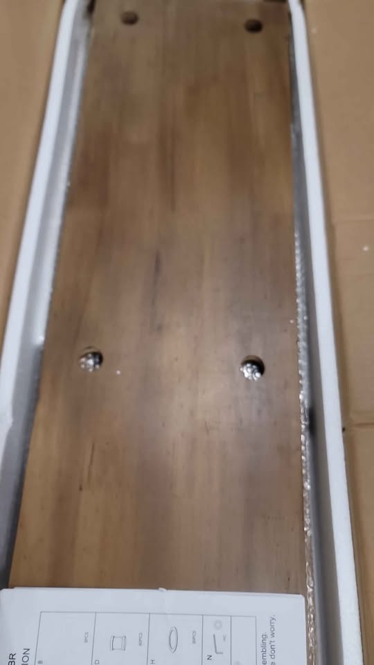 47" wide bookcase with metal frame and open shelves - photo 4