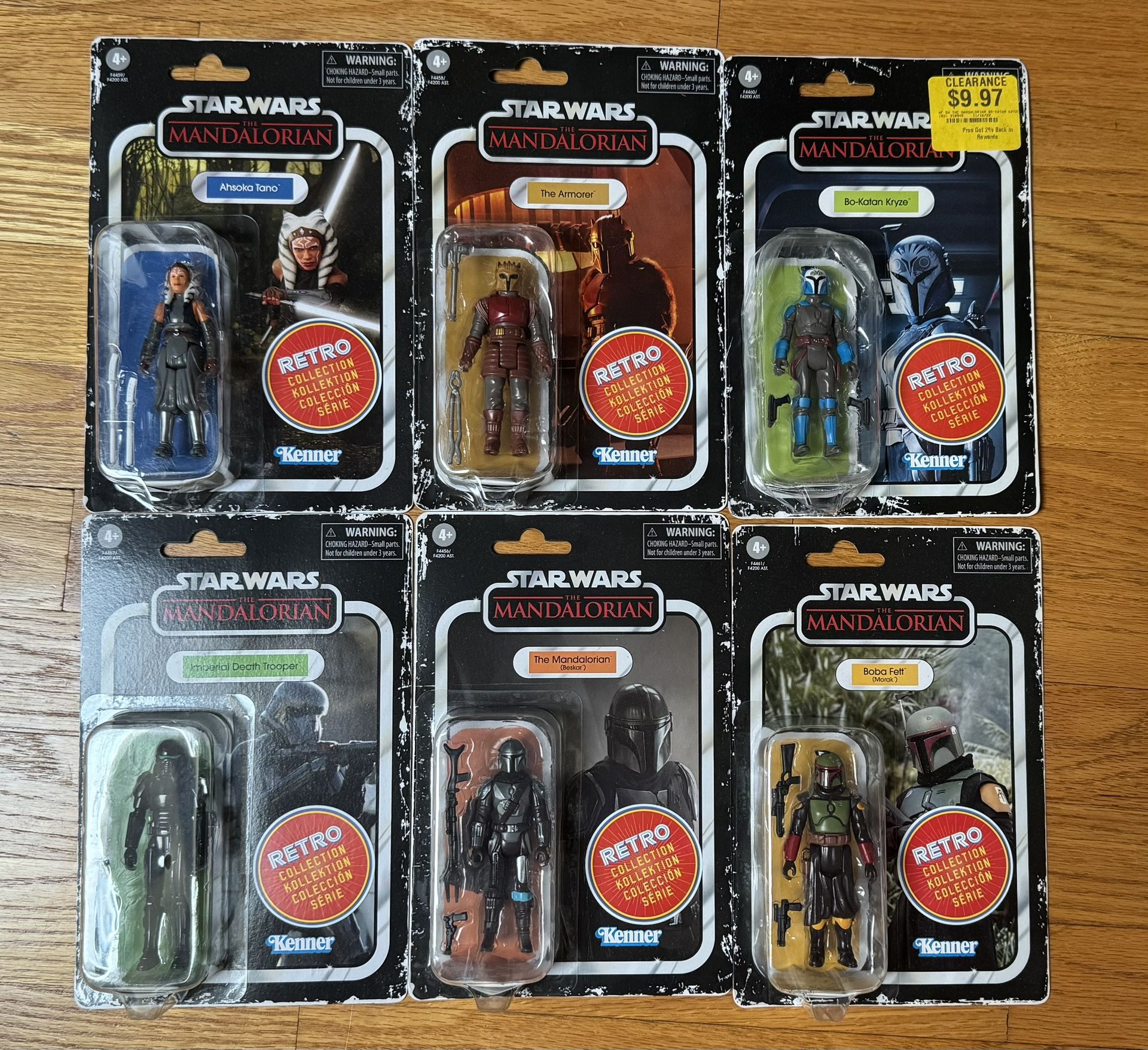 Star Wars Mandalorian Retro 3.75 Wave 2 Set of 6