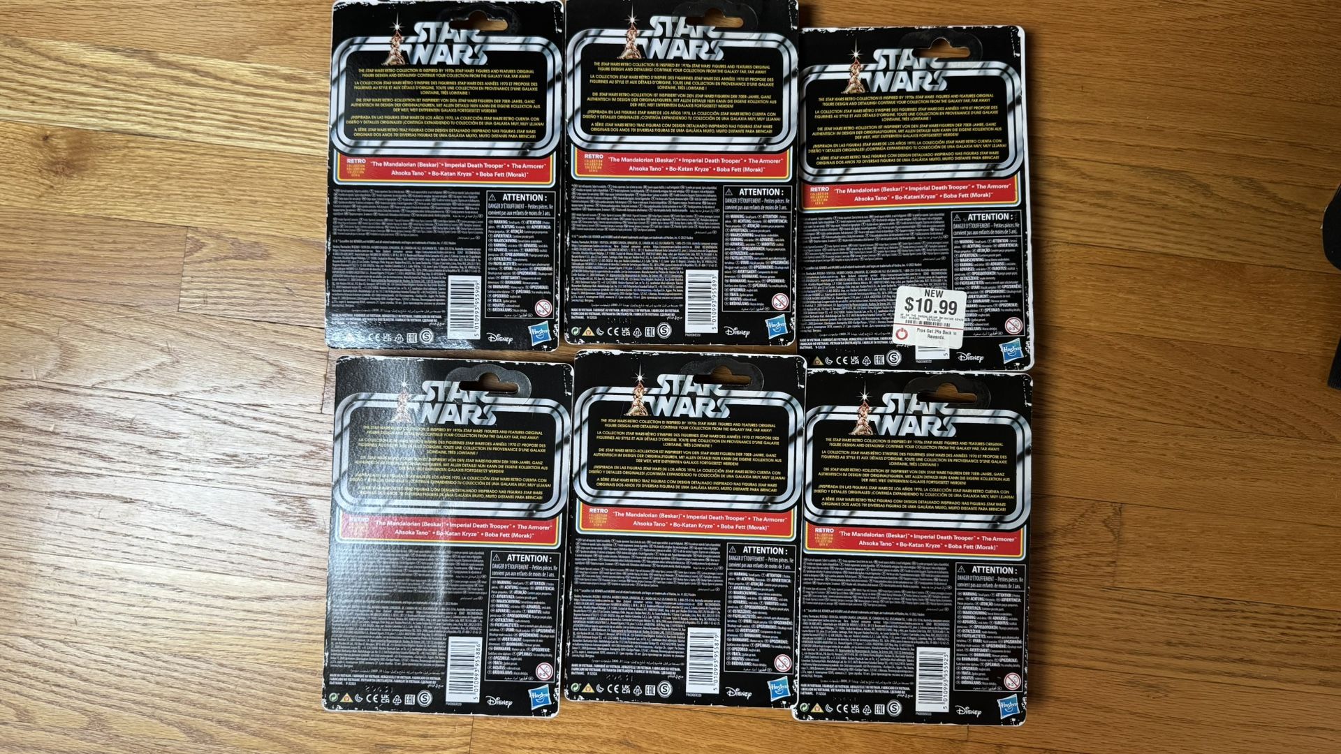 Star Wars Mandalorian Retro 3.75 Wave 2 Set of 6 - photo 2