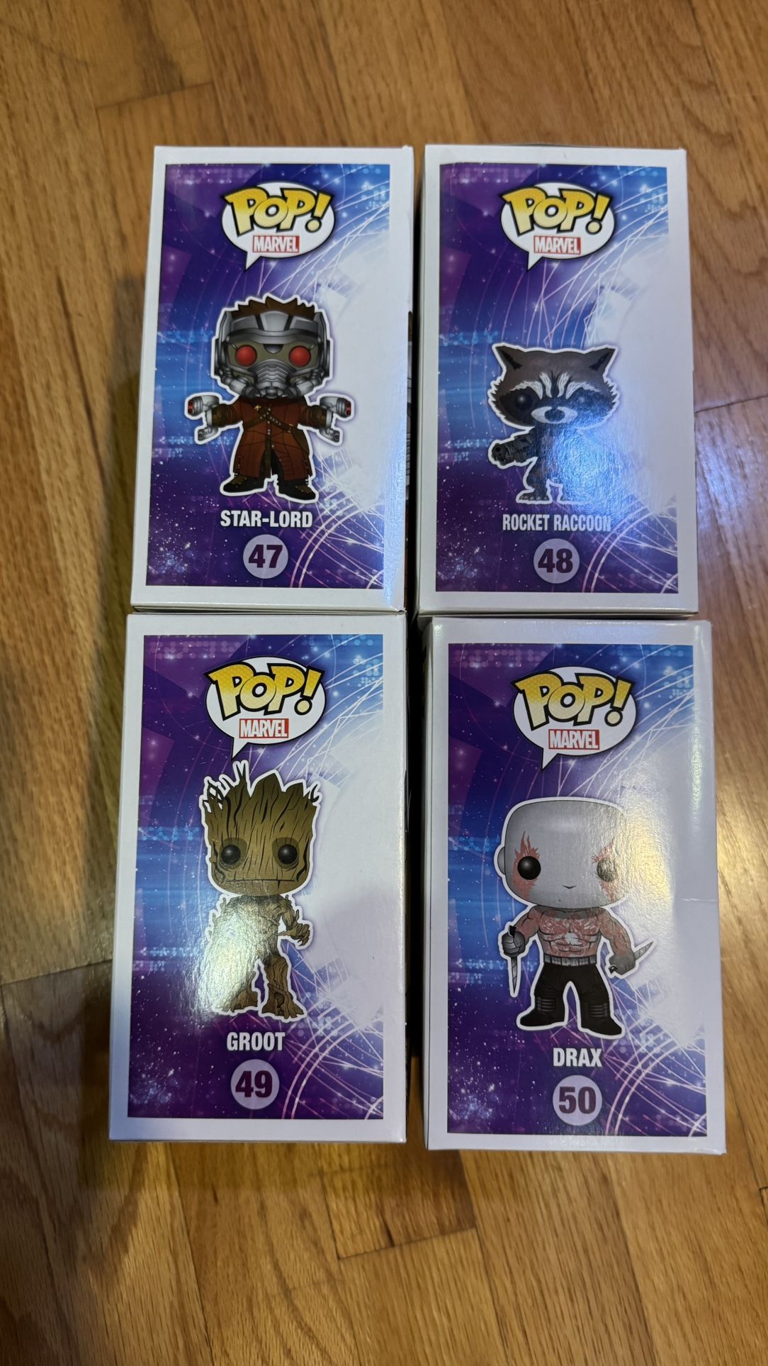 Four Guardians Of The Galaxy Funko Pops - photo 3