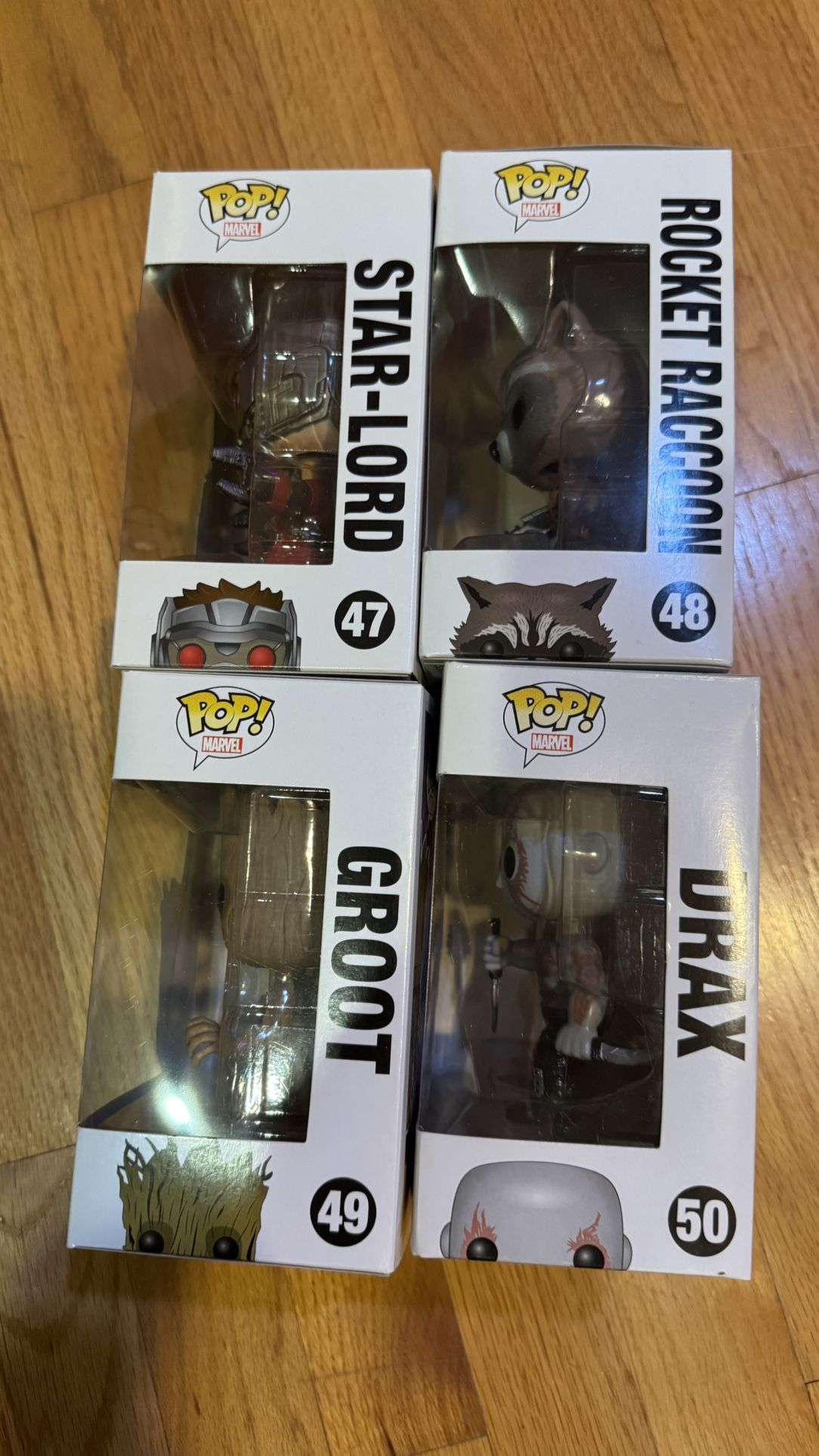 Four Guardians Of The Galaxy Funko Pops - photo 5