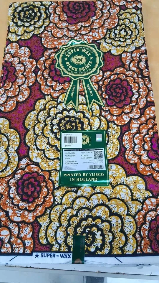 African clothes Fabrics 6 yard image indicator(7)