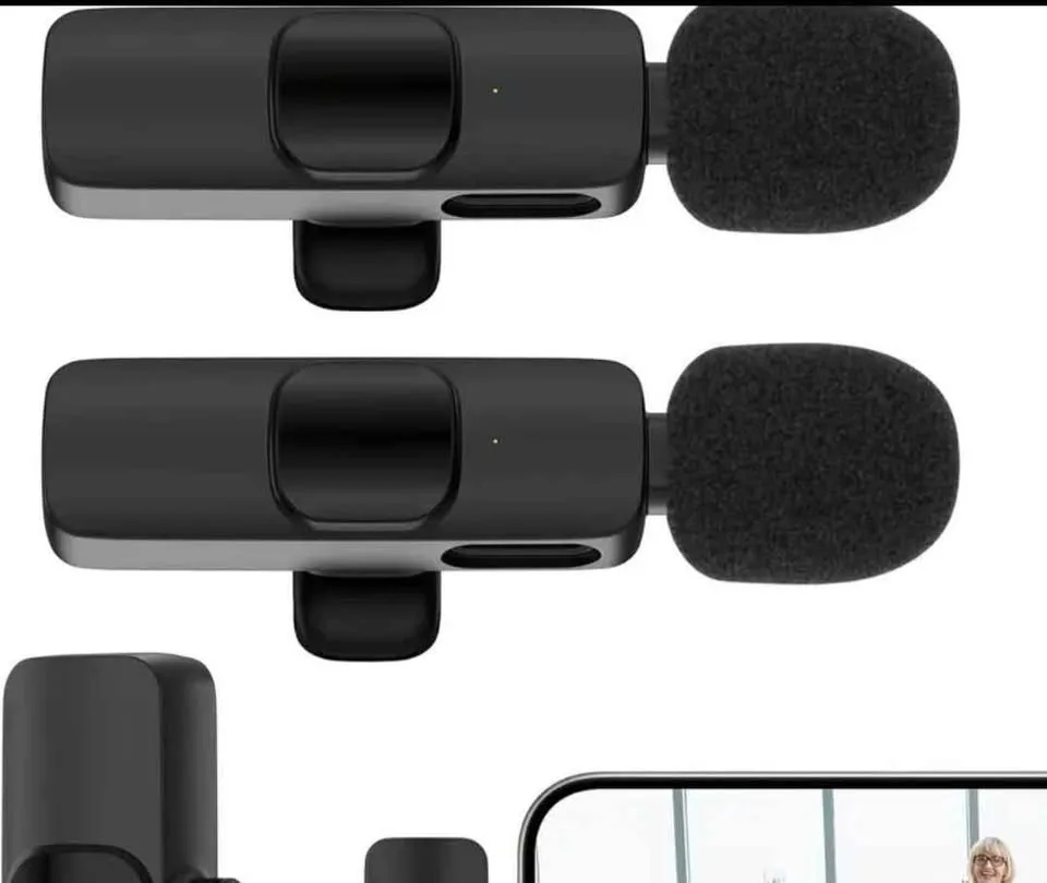 Wireless Microphone Wireless Mic for PhoneDual Wireless Mic image indicator(5)