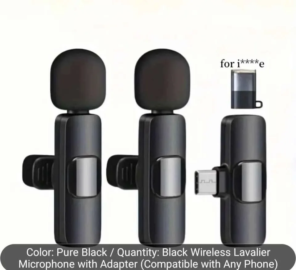 Wireless Microphone Wireless Mic for PhoneDual Wireless Mic image indicator(6)