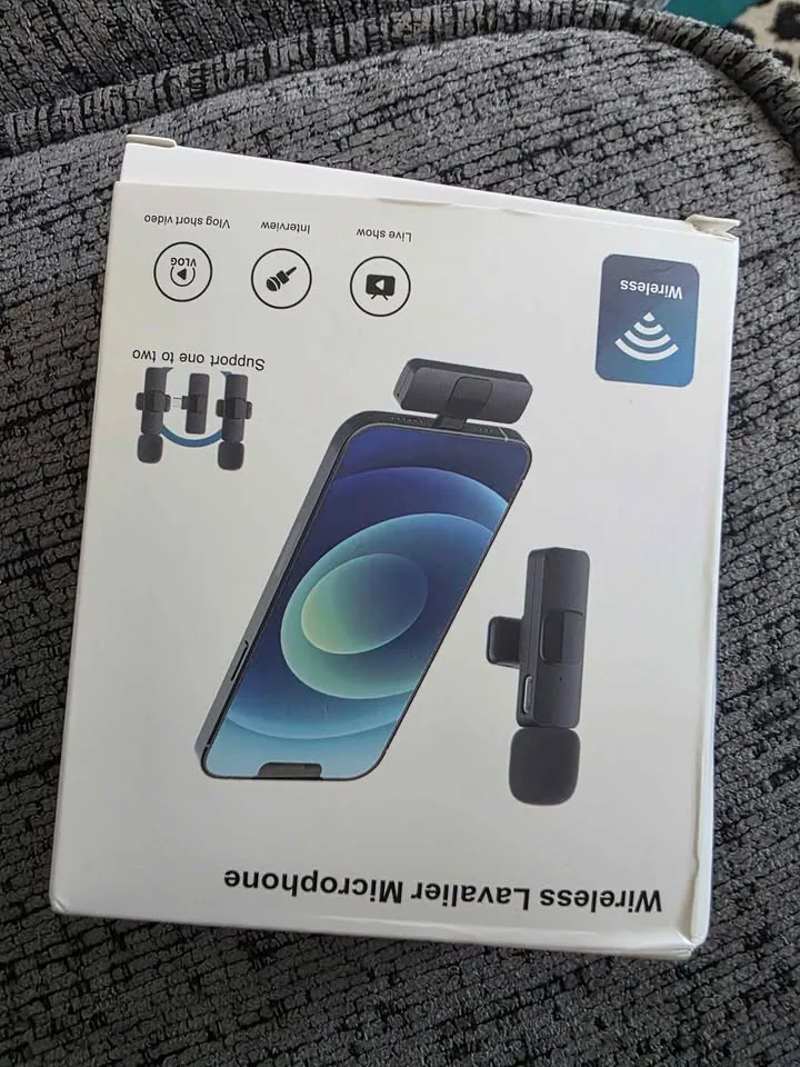 Wireless Microphone Wireless Mic for PhoneDual Wireless Mic image indicator(7)