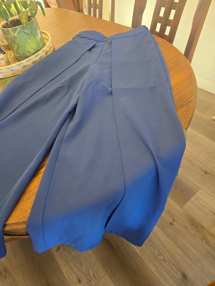 Shein wide leg pants with flaps - photo 3