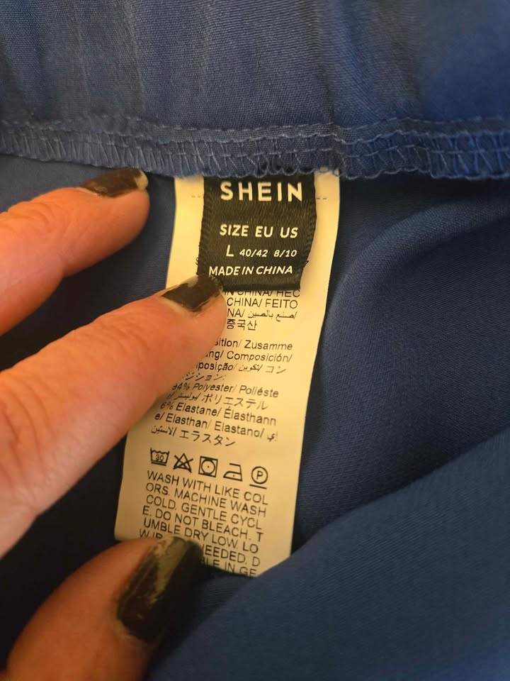 Shein wide leg pants with flaps - photo 4