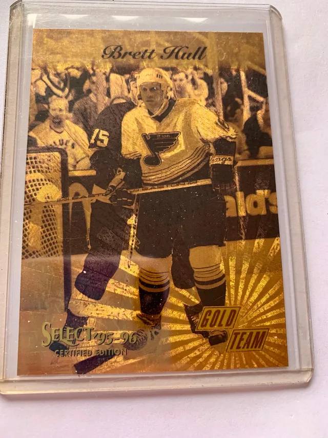Brett Hull Hockey Trading Card NHL thumbnail