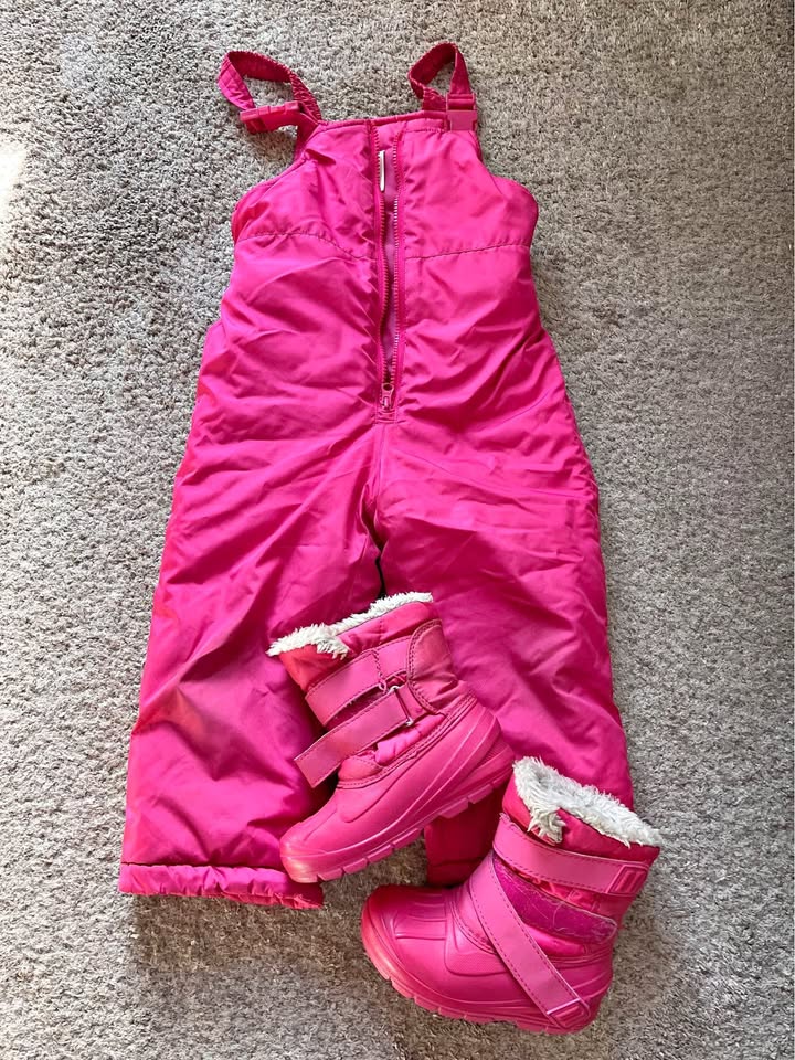 4t Snow pants & 9c Boots
