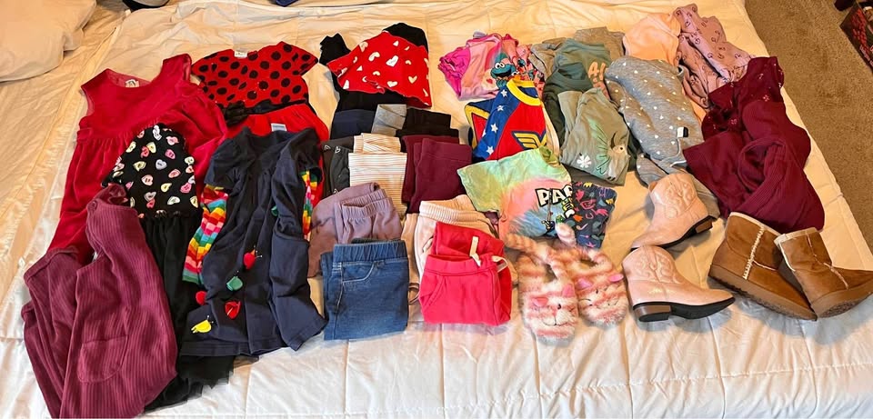 Fall/Winter Girls Lot & Shoes Size 4t-4/5