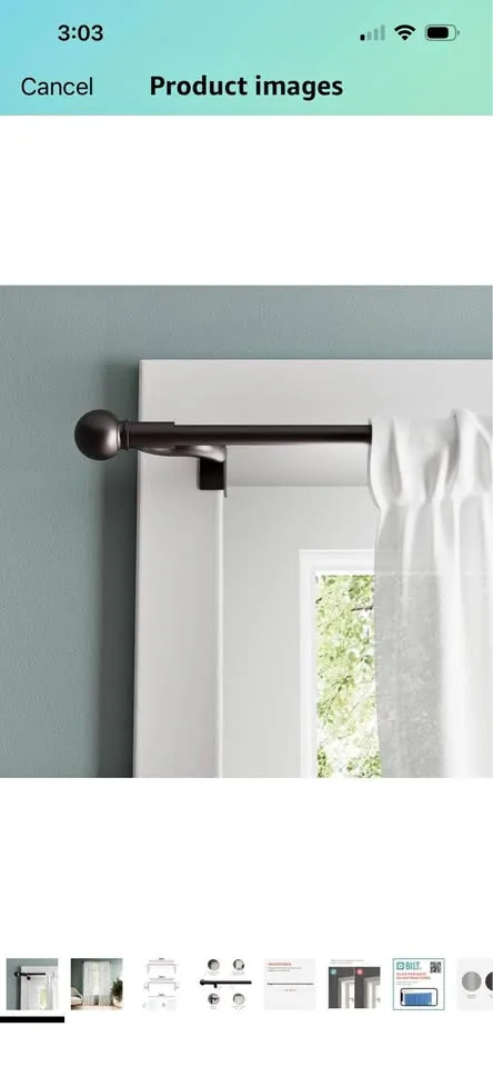 4 Renter Friendly Curtain Rods thumbnail