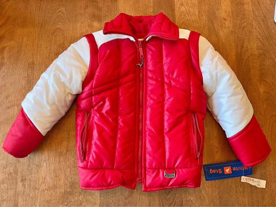 Vintage child’s puffer coat/vest NEW size 5 thumbnail