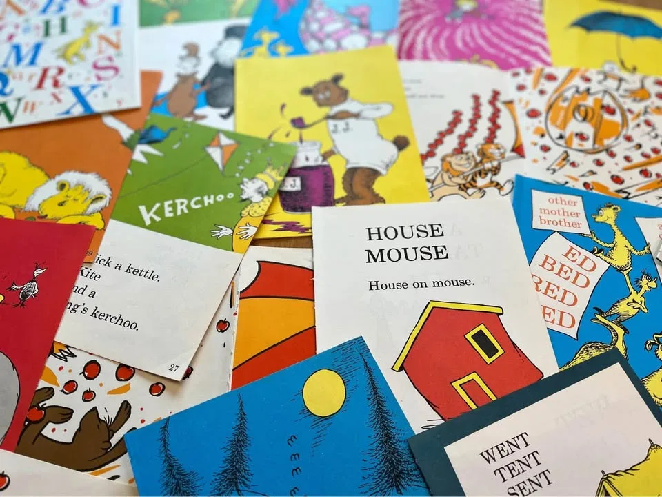 Vintage Dr. Seuss Book Pages for Crafting Ephemera image indicator(2)