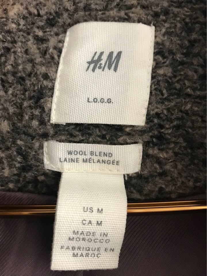 H&M wool blend winter coat size M - photo 2