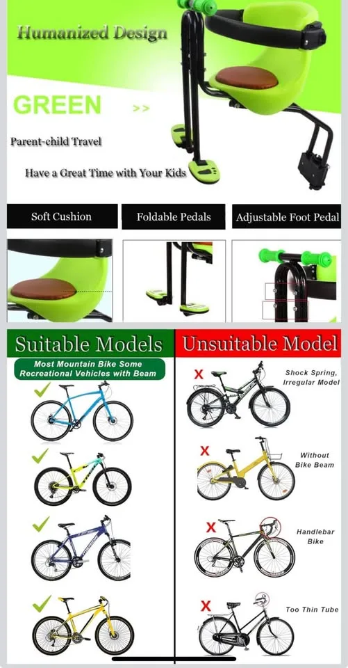 Bicycle Seat for Kids, 8M-4Y Brand New image indicator(3)